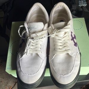 Off-White Vulc Sneaker Low White Purple Size 45